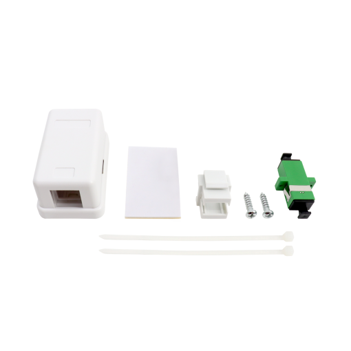 Fiber Optic Terminal Box for adaptation of surface outlets