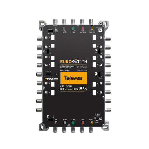 EuroSwitch 5 QUAD inputs - 12 outputs 