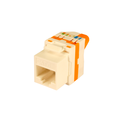 Conector RJ45 fêmea UTP Cat 6 para cabos de dados