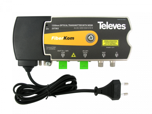 Transmissor óptico FTTH 13101550nm, Po 9dBm