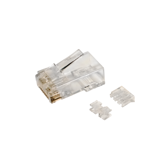 Conector RJ45 macho UTP Cat 6A para cabos de dados