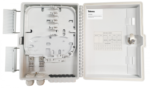 Splitting Terminal Enclosure Up to 24 fibers