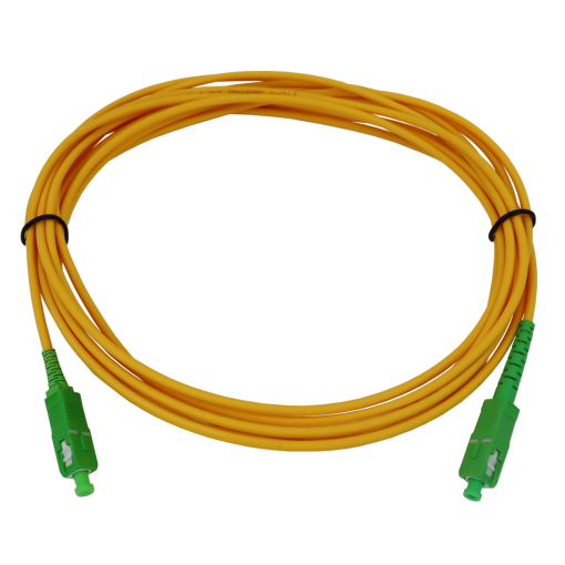 Chicote de fibra óptica SCAPC, monomodo SM, LSFH e Euroclasse Dca de interior