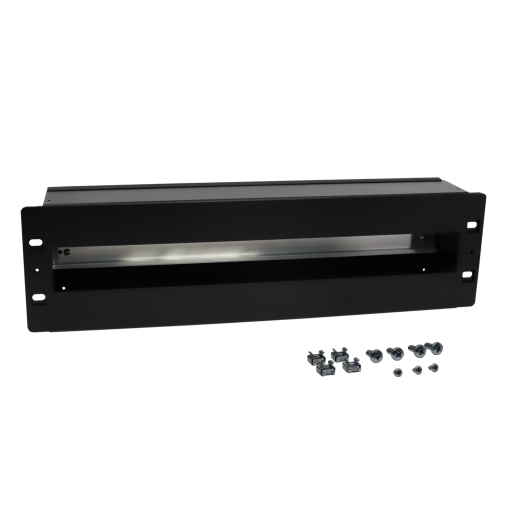 DIN Rail Panel for 19'' Rack 3U, up to 24 single-pole positions