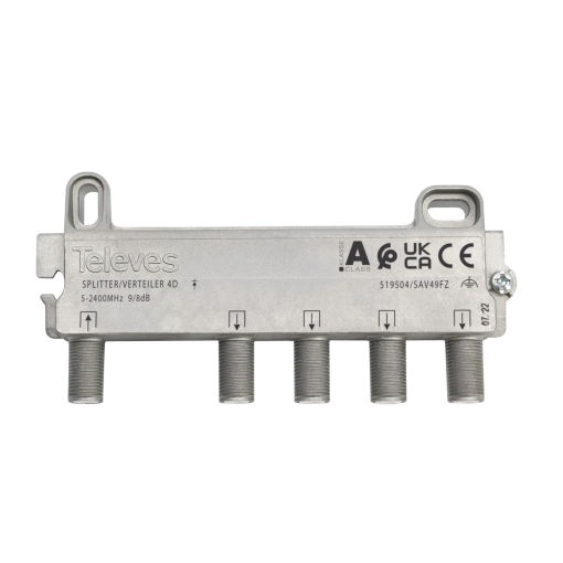 F 4W splitter 5...2400MHz 98dB
