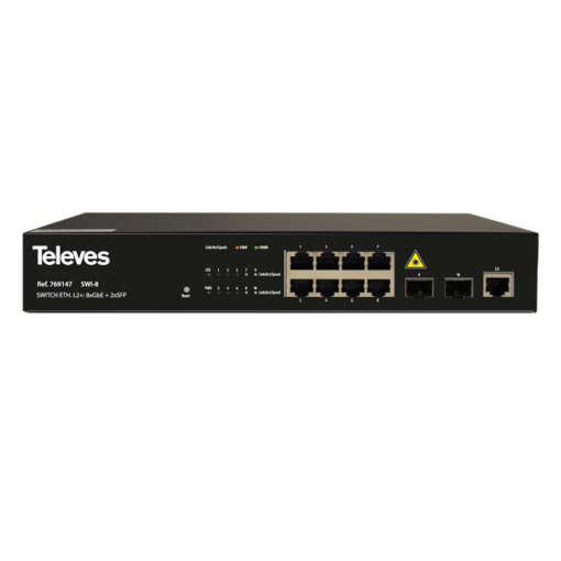 Switch Ethernet Layer 2 8xGbE  2xSFP 1Gbps