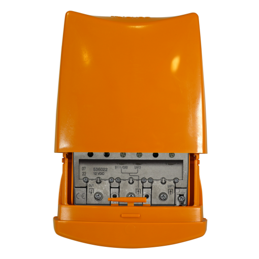 Low-gain mast amplifier 2 inputs BIIIDABUHF-UHF