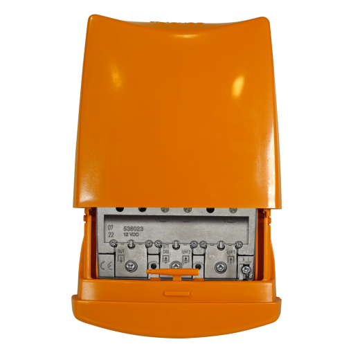 Low-gain mast amplifier 3 inputs BIIIDAB-UHF-UHF