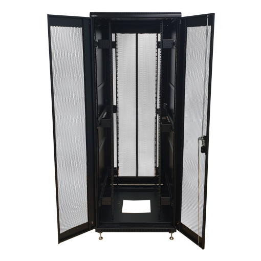 19''-Rack Cabinet 42RU, with perforated doors