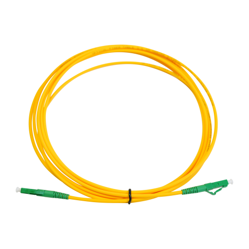 Chicote de fibra óptica pré-conectorizado LCAPC, monomodo SM, LSFH de interior