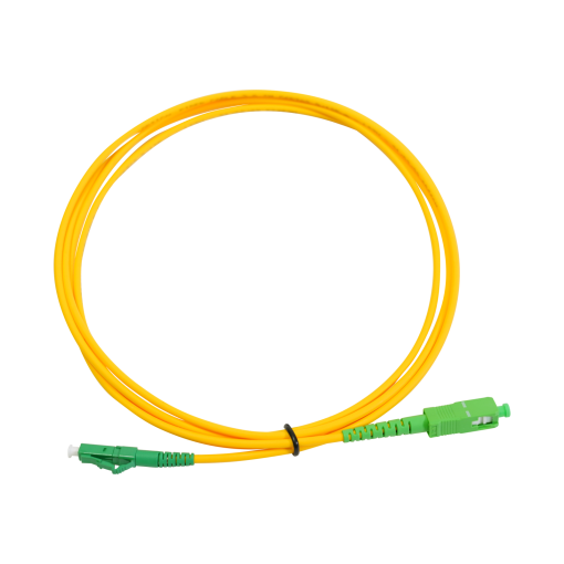 Chicote de fibra óptica pré-conectorizado LCAPC  SCAPC, monomodo SM, LSFH de interior
