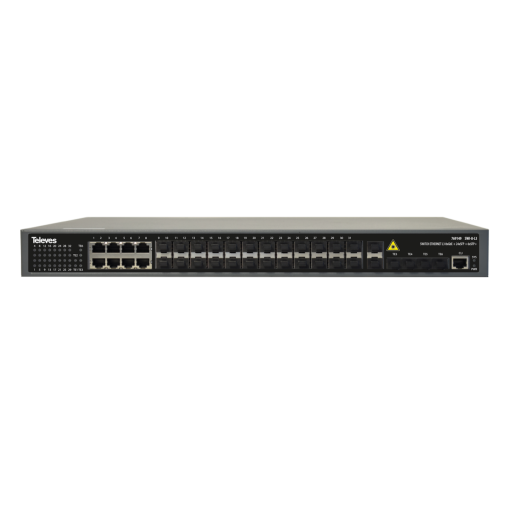 Switch Ethernet Layer 3 8xGbE  24xSFP 1Gbps  6xSFP 10Gbps