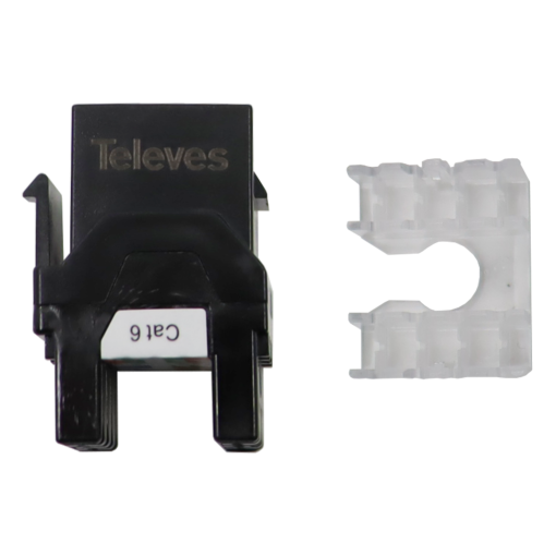 Conector RJ45 fêmea UTP Cat 6 para cabos de dados 