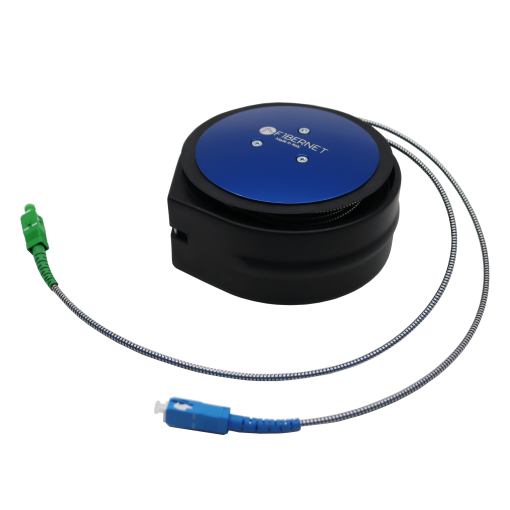 Bobine de lançamento para medição OTDR, blindada monomodo SM SCAPC-SCUPC, 150m
