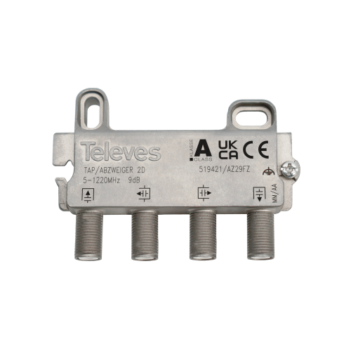 F 2W tap 5...1220MHz 9dB DOCSIS 3.1