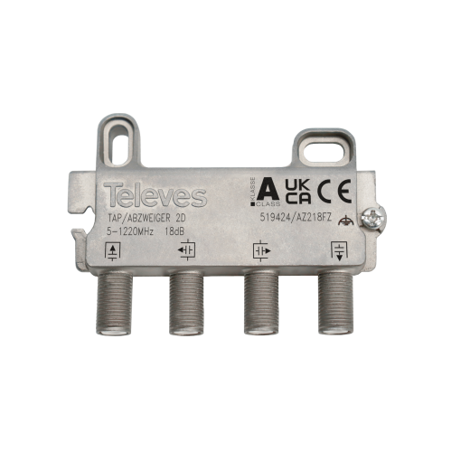 F 2W tap 5...1220MHz 18dB DOCSIS 3.1