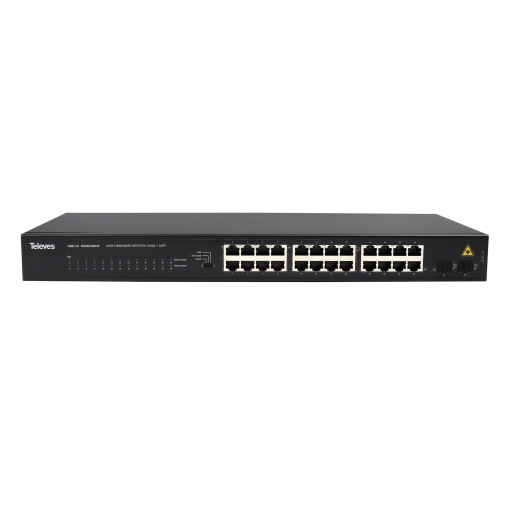 Switch Ethernet L2, sem Gestão 24xGbE  2xSFP