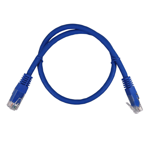 Ethernet Patch Cord UUTP Cat 6 LSFH, blue