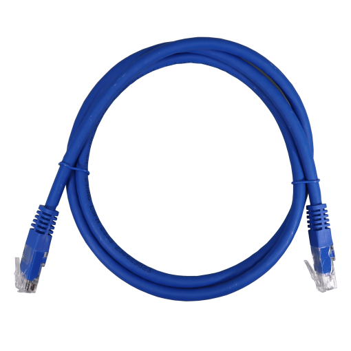 Ethernet Patch Cord UUTP Cat 6 LSFH, blue