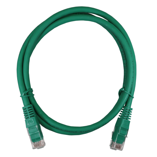 Patch cord UUTP Cat 6 LSFH, verde