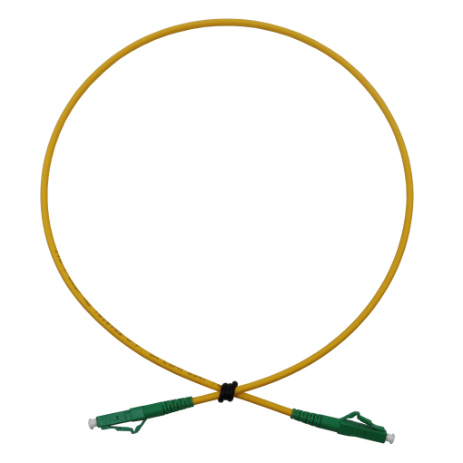 Chicote de fibra óptica pré-conectorizado LCAPC, monomodo SM, LSFH de interior