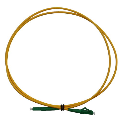 Chicote de fibra óptica pré-conectorizado LCAPC, monomodo SM, LSFH de interior