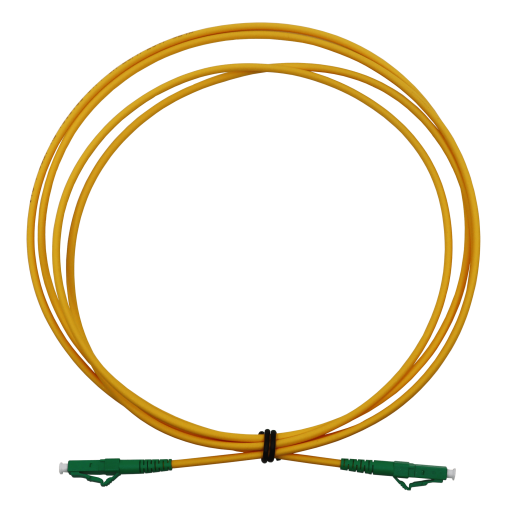 Chicote de fibra óptica pré-conectorizado LCAPC, monomodo SM, LSFH de interior