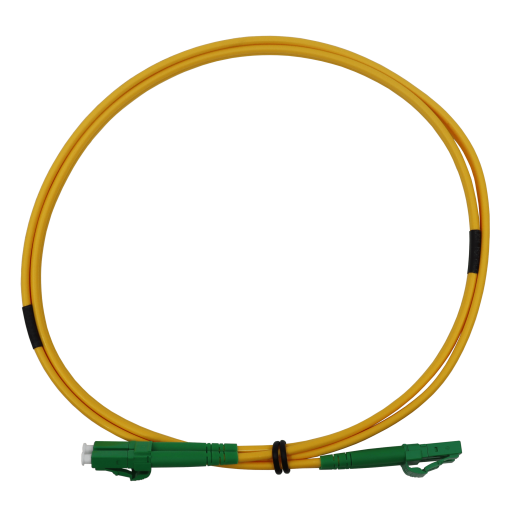 Chicote duplex de fibra óptica pré-conectorizado LCAPC, monomodo SM, LSFH de interior