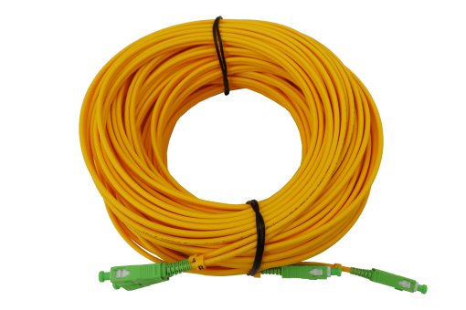 Chicote duplex de fibra óptica SCAPC, monomodo SM, LSFH e Euroclasse Dca de interior