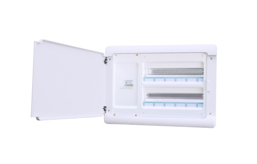 QUADRO DE DISTRIBUIÇÃO MONTAGEM EMBUTIDA IP40 PORTA OPACA 2 FILAS 34 MÓDULOS DI