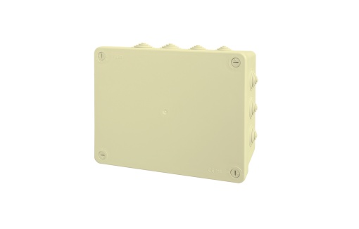 CAIXA DE DERIVAÇÃO SALIENTE 230x180x90 IP55 CREME