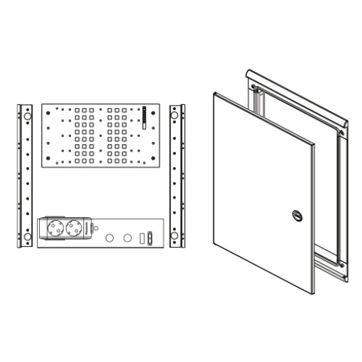 ARO PORTA PLATINE SEPARADOR SUP LAT IM2CX