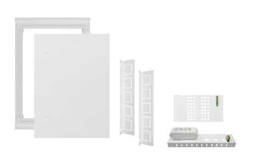 ARO PORTA PLATINE SUPORTES LATERAIS SEPARADOR COM TOMADA E FO PARA IM3CX
