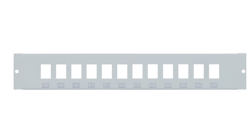 PAINEL VAZIO 1U MAX 12 CNT RJ45