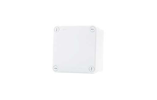 CAIXA DE DERIVAÇÃO SALIENTE 116x116x60 IP55 PAREDES LISAS BRANCA