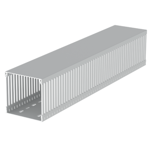 Calha de quadros Unex 100x100, em U43X sem halogéneos cor cinzento