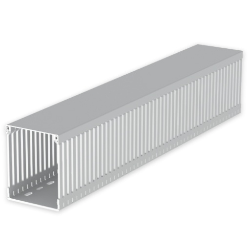 Calha de quadros Unex 100x80, em U43X sem halogéneos cor cinzento