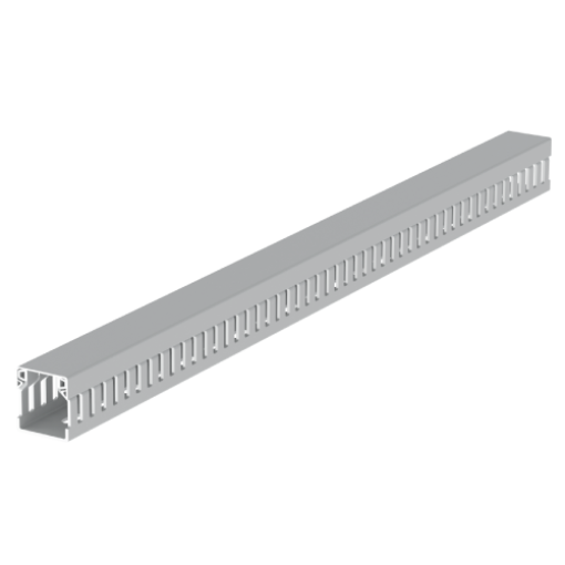 Calha de quadros Unex 30x30, em U43X sem halogéneos cor cinzento