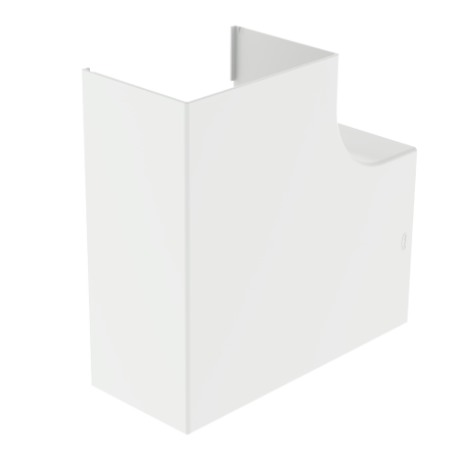 Ângulo plano Unex 95x140, em U24X cor branco