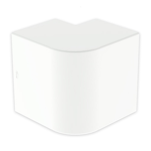 Ângulo exterior Unex 95x140, em U24X cor branco