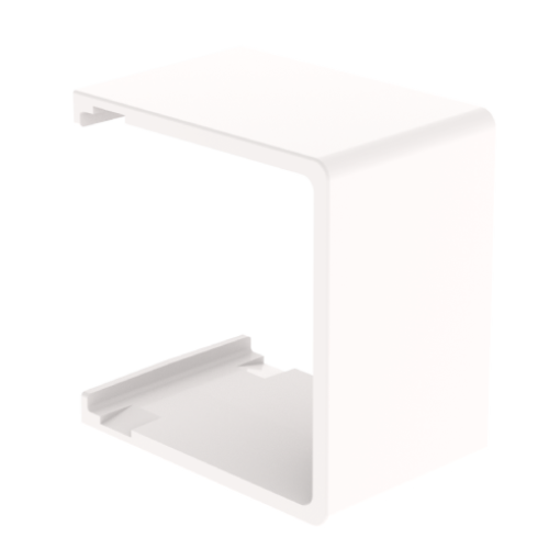 Peça de união Unex 35x35, em U24X cor branco