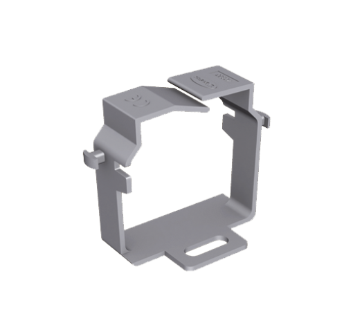 Ponte retentora Unex 60x40, em U24X cor cinzento