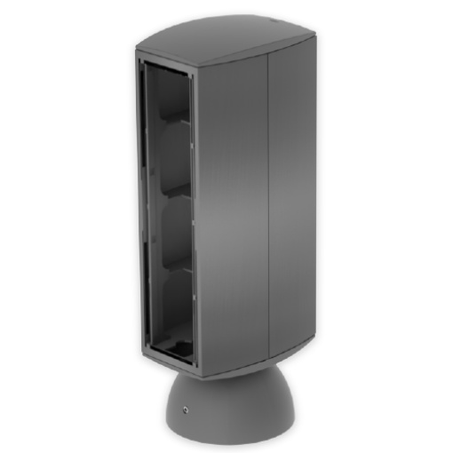Mini-coluna 80mm Unex, em U24X cor antracite