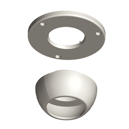 Fixaçao ao tecto Unex, em U24X cor cinzento