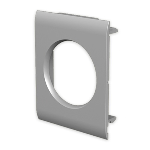 Adaptador modular de guia para tampa de 65mm, em U24X cor branco