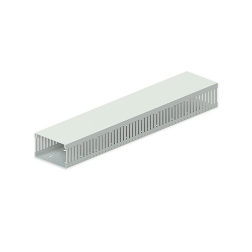 Calha de quadros Unex 60x100, em U43X sem halogéneos cor cinzento