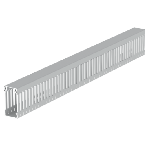 Calha de quadros Unex 60X30, em U43X sem halogéneos cor cinzento