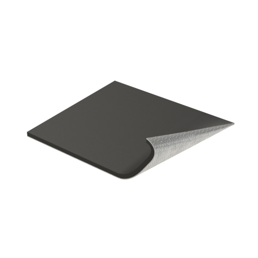 Protetor de lâmina PVC-P Unex 200x160 mm, em cor preto