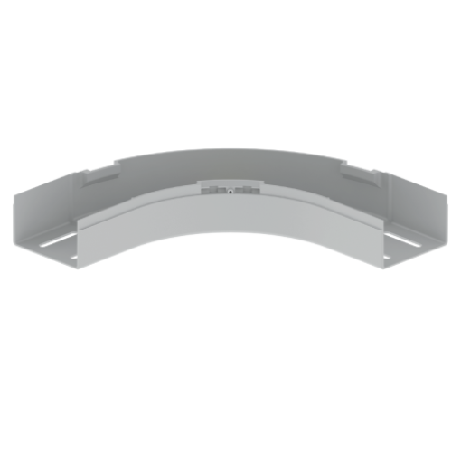 Curva plana 90 Unex 60x100, em U48X cor cinzento