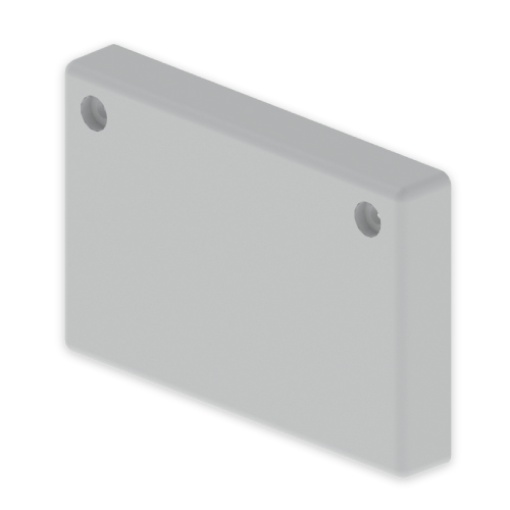 Tampa final Unex 60x100, em U48X cor cinzento